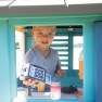 Vaikiškas žaidimų namelis ledainė su priedais 18 vnt. | Sweety Corner | Smoby