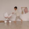 Žaislinis rožinis vežimėlis lėlei 42 cm | Baby Nurse | Smoby