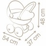 Žaislinis vežimėlis lėlei 42 cm | Baby Nurse | Smoby