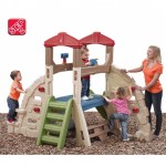 Didelė žaidimų aikštelė vaikams | Su čiuožykla ir laipiojimo siena | Alpine Ridge Climber & Slide | Step2