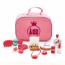 Žaislinis medinis kosmetikos rinkinys krepšyje | Tooky TL993