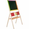 Dvipusė medinė mokomoji piešimo lenta vaikams | Viga 50951