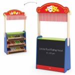 Žaislinė medinė parduotuvė - teatras vaikams | 2in1 | Viga 44501