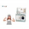 Žaislinė medinė virtuvėlė vaikams | Su Eco Green priedais | PolarB | Viga 44048