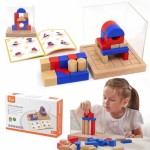 Erdvinės 3D kaladėlės | Montessori | Viga 44659