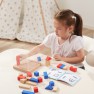 Medinės Montesori 3D kaladėlės vaikams | Viga 44659