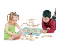Žaislinis medinis atminties lavinimo žaidimas su abėcėle | Memory | Viga 50535