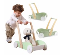 Medinis mėtinis stumdukas - vaikštukas vežimėlis vaikams | PolarB | Viga 440770