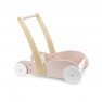 Medinis rožinis stumdukas - vaikštukas vežimėlis vaikams | PolarB | Viga 44076