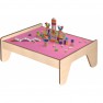 Didelis medinis dvipusis žaidimų stalas vaikams | Viga 50284