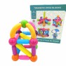 Žaislinis edukacinis magnetinis konstruktorius vaikams | Dėžėje 38 detalės | Woopie 45203