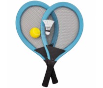 Didelių teniso ir badmintono rakečių rinkinys vaikams | Mėlyna | Woopie 40888