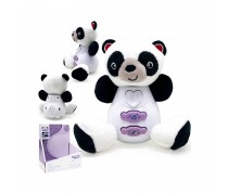 Interaktyvus minkštas žaislas migdukas vaikams - Panda su šviesos ir garso efektais | Woopie 42660