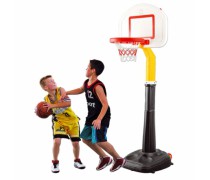 Vaikiškas krepšinio stovas su reguliuojamu aukščiu nuo 145 – 231 cm | Woopie 28293