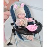 Žaislinis lėlės priežiūros rinkinys - nešioklė, maitinimo kėdutė, sūpynė, krepšys ir gultukas | Woopie 31408