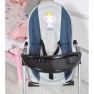 Žaislinis lėlės priežiūros rinkinys - nešioklė, maitinimo kėdutė, sūpynė, krepšys ir gultukas | Woopie 31408