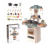 Žaislinė mini virtuvėlė su vandeniu ir priedais 29 vnt. | Šviesos ir garso efektai | Woopie 29870