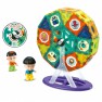 Žaislinis magnetinis konstruktorius vaikams | Karuselė su 2 figūrėlėmis | 71 detalė | Woopie 43049