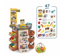 Žaislinė parduotuvė su pirkinių krepšeliu ir priedais 47 vnt | Supermarketas | Woopie 29962