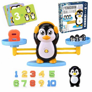 Žaislinės balansinės svarstyklės | Mokomės skaičiuoti pingvinus | Woopie 45272