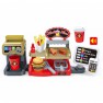 Žaislinis greito maisto mini restoranas | Mėsainiai su kasos aparatu ir priedais | Hamburg House | Woopie 45043