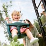 Žaidimų aikštelė vaikams | Rėmas su laipiojimo kopėčiomis, kūdikio sūpynė su atlošu ir gandro lizdas | Playbase | Berg 22.41.02.00
