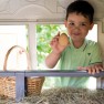 Lauko žaidimų namelis vaikams | Vištidė su kiaušiniu ir knygele | Animal Planet | Smoby