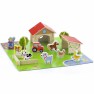 Žaislinis medinis ūkis su priedais 30 vnt. | Ferma 3D | Viga 50540