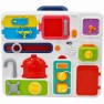 Manipuliacinė Montessori lenta lagaminas vaikams | Šviesos ir garso efektai | Woopie 44206