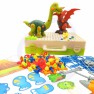 Žaislinis konstruktorius vaikams | 2 surenkami dinozaurai su priedais | Woopie 45395