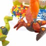 Žaislinis konstruktorius vaikams | 2 surenkami dinozaurai su priedais | Woopie 45395