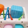 Žaislinis lankstus sensorinis kubas rūšiuotojas vaikams | 15 detalių | Woopie 44275