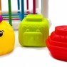 Žaislinis lankstus sensorinis kubas rūšiuotojas vaikams | 7 detalės | Woopie 44312