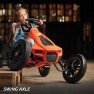 Minamas kartingas su pripučiamais ratais - vaikams nuo 4 iki 12 metų | Rally APX BLUE BFR | Berg 24.40.02.00