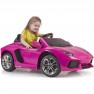 Akumuliatorinis automobilis | Lamborghini Aventador Pink 6V | Feber