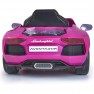 Akumuliatorinis automobilis | Lamborghini Aventador Pink 6V | Feber