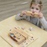 Montessori medinė emocijų atpažinimo lenta vaikams | Masterkidz MK15211