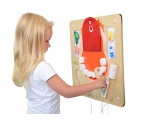Pakabinama sensorinė lenta | Burnos higiena | Montessori | Masterkidz ME10346
