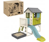 Žaidimų namelis ant polių su smėlio dėže ir čiuožykla | Stilt House | Smoby
