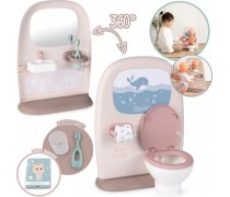 Žaislinis lėlių tualetas | Lėlės vonios kambarys | Baby Nurse | Smoby