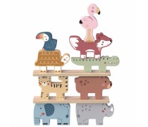 Montessori medinės kaladėlės dėlionė | Gyvūnai | Tooky Toy TK057N