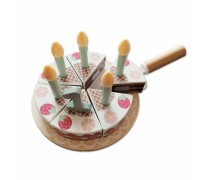 Žaislinis medinis pjaustomas gimtadienio tortas | Tooky TH544B