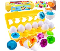 Montessori kiaušinių dėlionė |  lavinantis žaislas nuo 3 metų | Woopie 48426