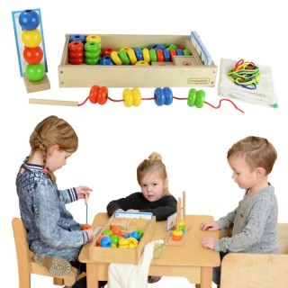 Medinis varstymo rinkinys dėžutėje | Montessori | MASTERKIDZ ME03997