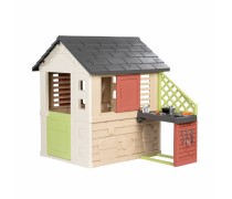 Žaidimų namelis vaikams | Su virtuvėlė ir priedais | Nature Playhouse and Kitchen | Smoby