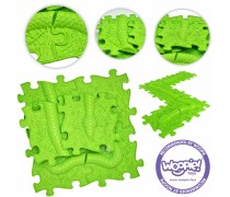 Sensorinis ortopedinis kilimėlis dėlionė vaikams | 6 vnt. | Gyvatė | Puzzle Floor | Woopie 41458