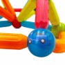 Žaislinis edukacinis magnetinis konstruktorius vaikams | Dėžėje 52 detalės  | Woopie 45173