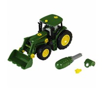 Žaislinis traktorius 24 cm su atsuktuvu | John Deere | Klein 3903